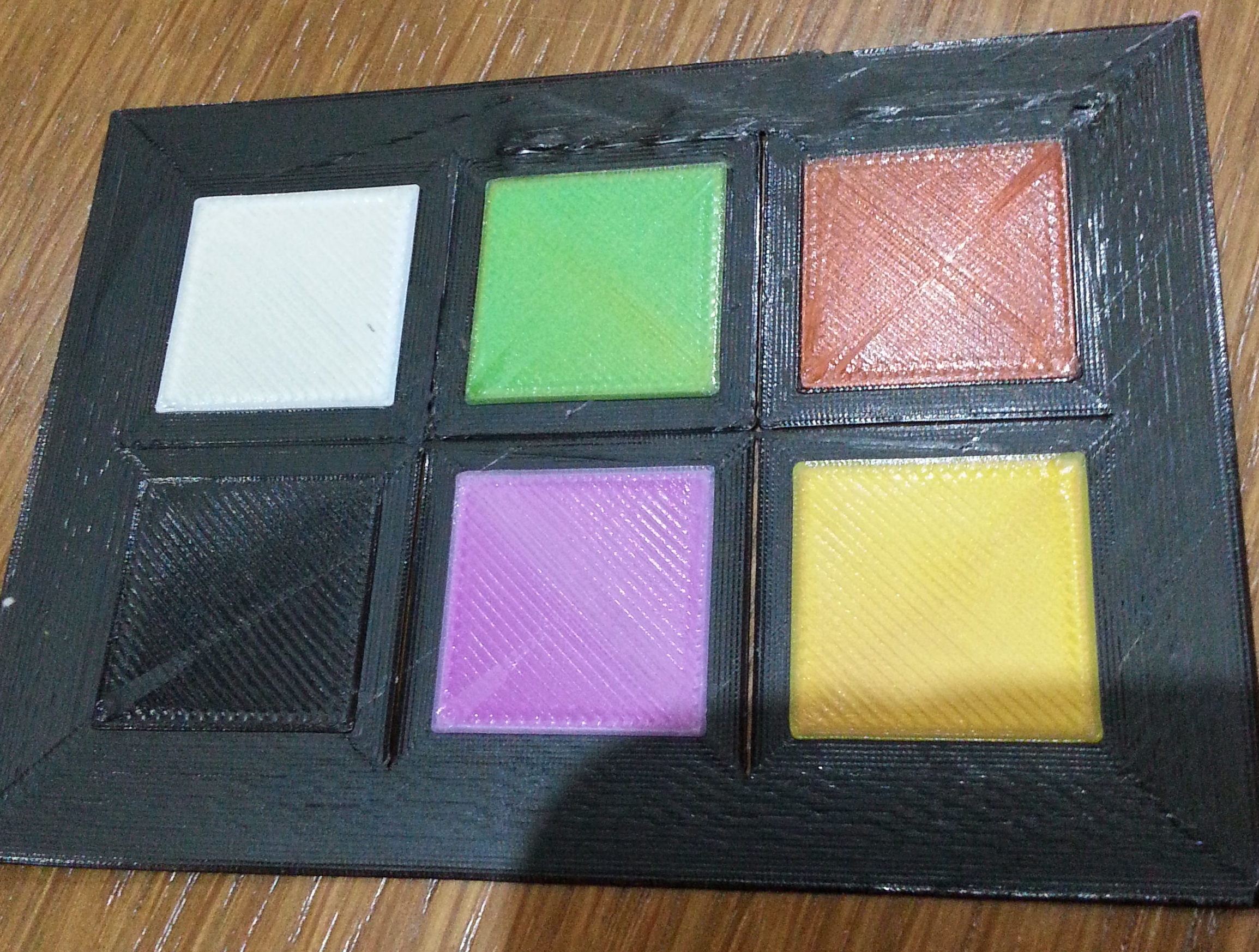 stampa 3d multicolore